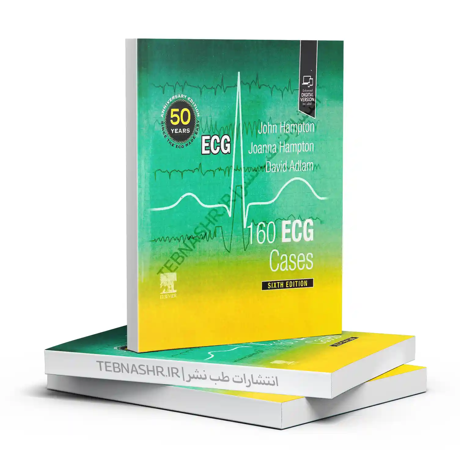 کتاب 160 ECG Cases – مجموعه کیس‌های واقعی برای آموزش سریع و حرفه‌ای تفسیر نوار قلب